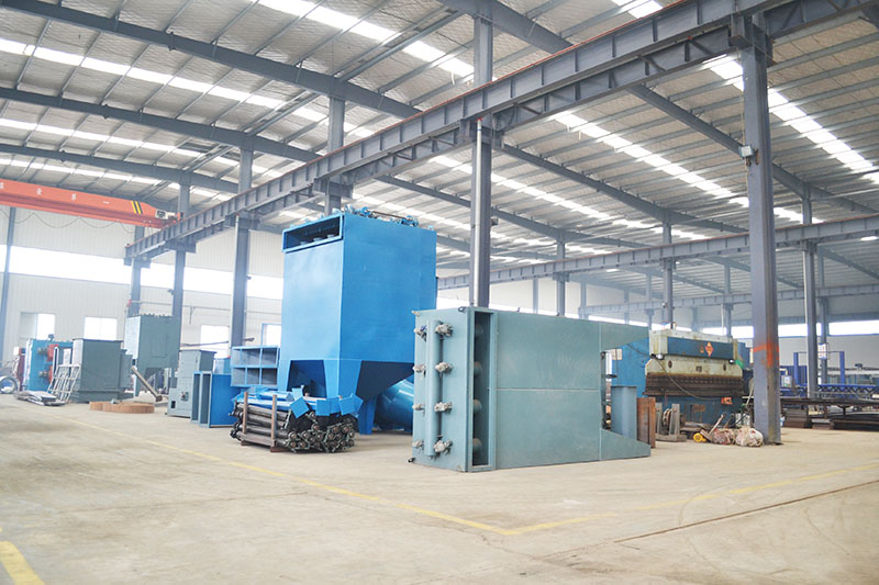 車(chē)間的除塵器半成品